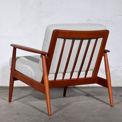 John Bone Teak Sofa Set with Two Armchairs, Fully Refurbished