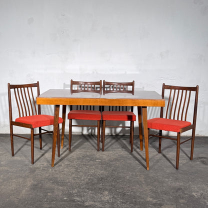 Set of 4 Tatra Nabytok Dining Chairs, 1960s