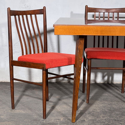 Set of 4 Tatra Nabytok Dining Chairs, 1960s