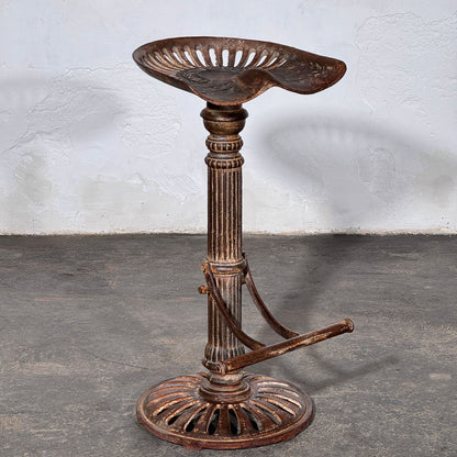 Massey Ferguson Cast Iron Tractor Seat Barstool