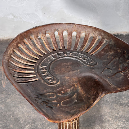 Massey Ferguson Cast Iron Tractor Seat Barstool