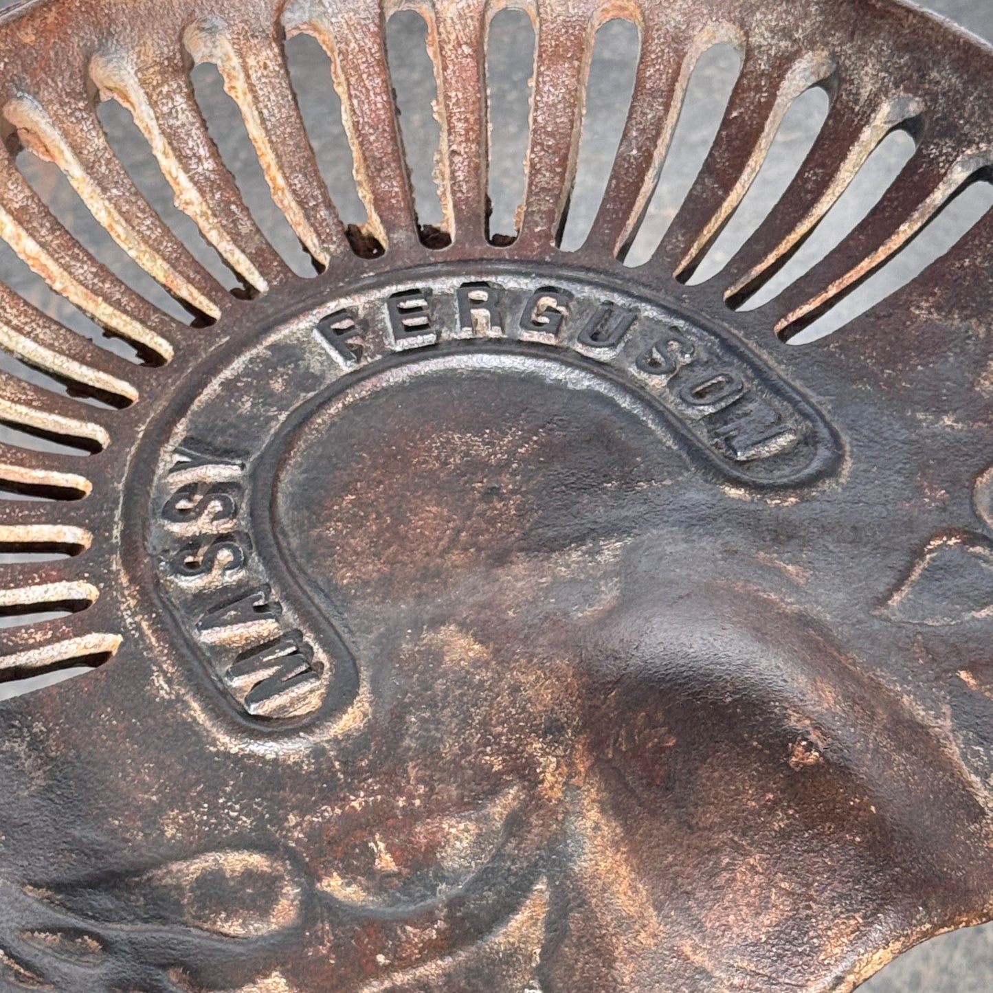 Massey Ferguson Cast Iron Tractor Seat Barstool