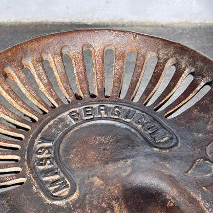 Massey Ferguson Cast Iron Tractor Seat Barstool