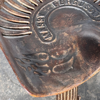 Massey Ferguson Cast Iron Tractor Seat Barstool