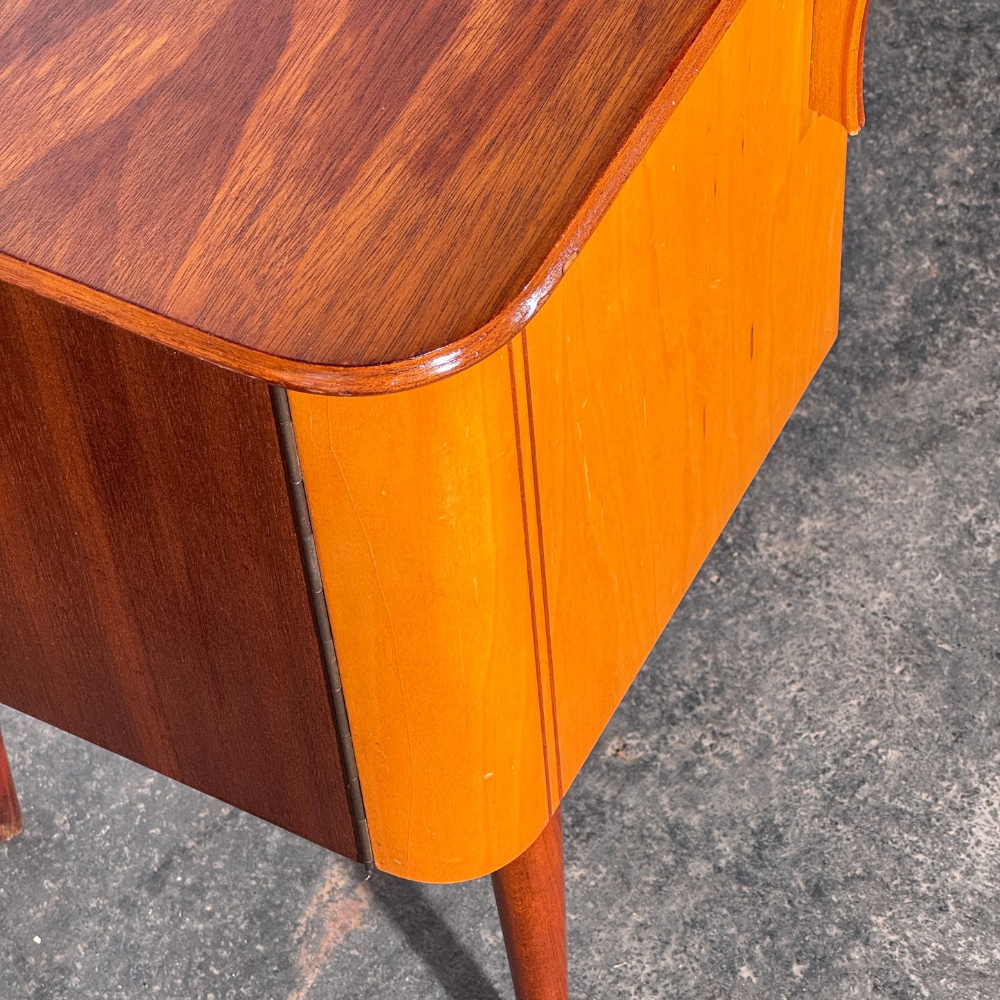 East German Writing Desk by Heidenau, 1960s