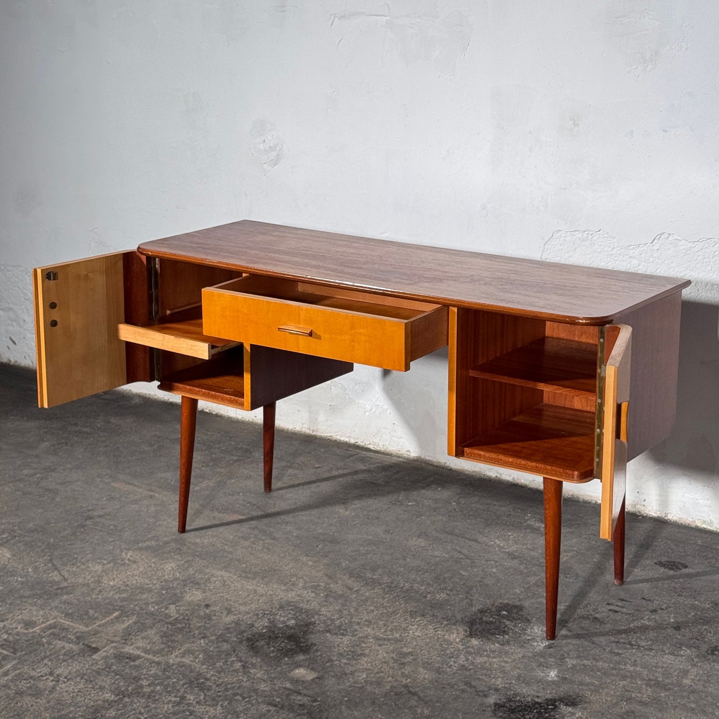 East German Writing Desk by Heidenau, 1960s
