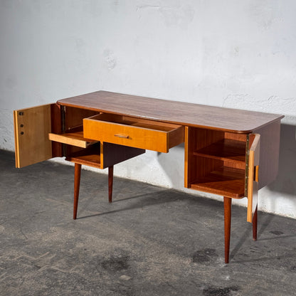East German Writing Desk by Heidenau, 1960s
