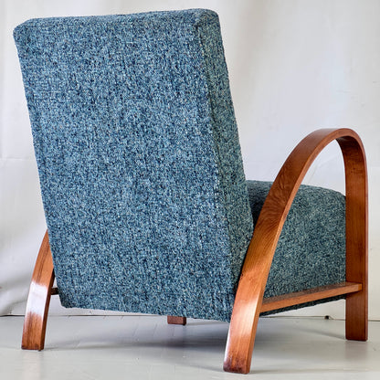 Pair of French Art-Deco Armchairs, 1960s