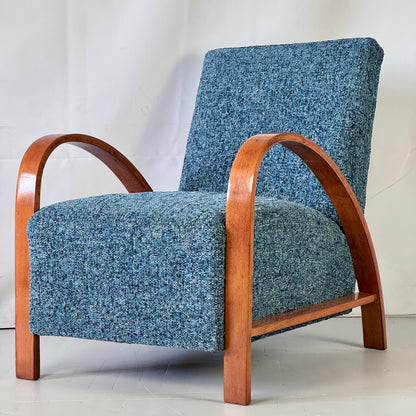 Pair of French Art-Deco Armchairs, 1960s