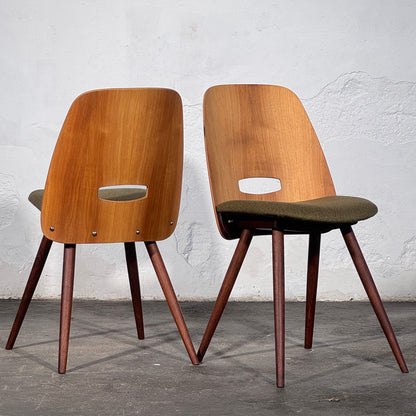 Lollipop Dining Chairs (Set of 4) by František Jirák for Tatra Nábytok, 1960s