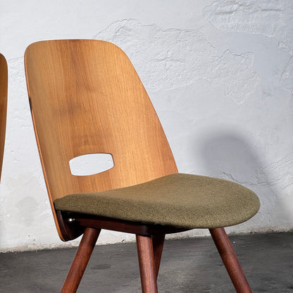 Lollipop Dining Chairs (Set of 4) by František Jirák for Tatra Nábytok, 1960s