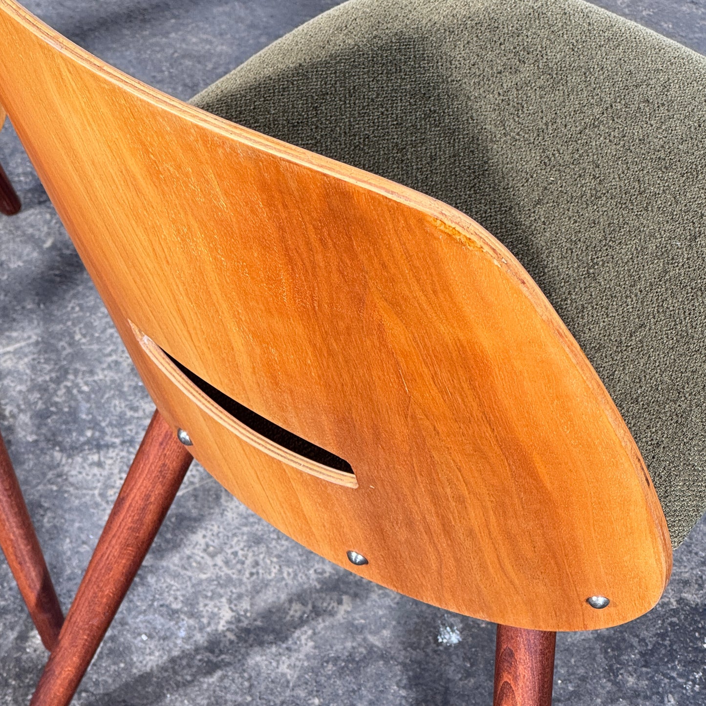 Lollipop Dining Chairs (Set of 4) by František Jirák for Tatra Nábytok, 1960s