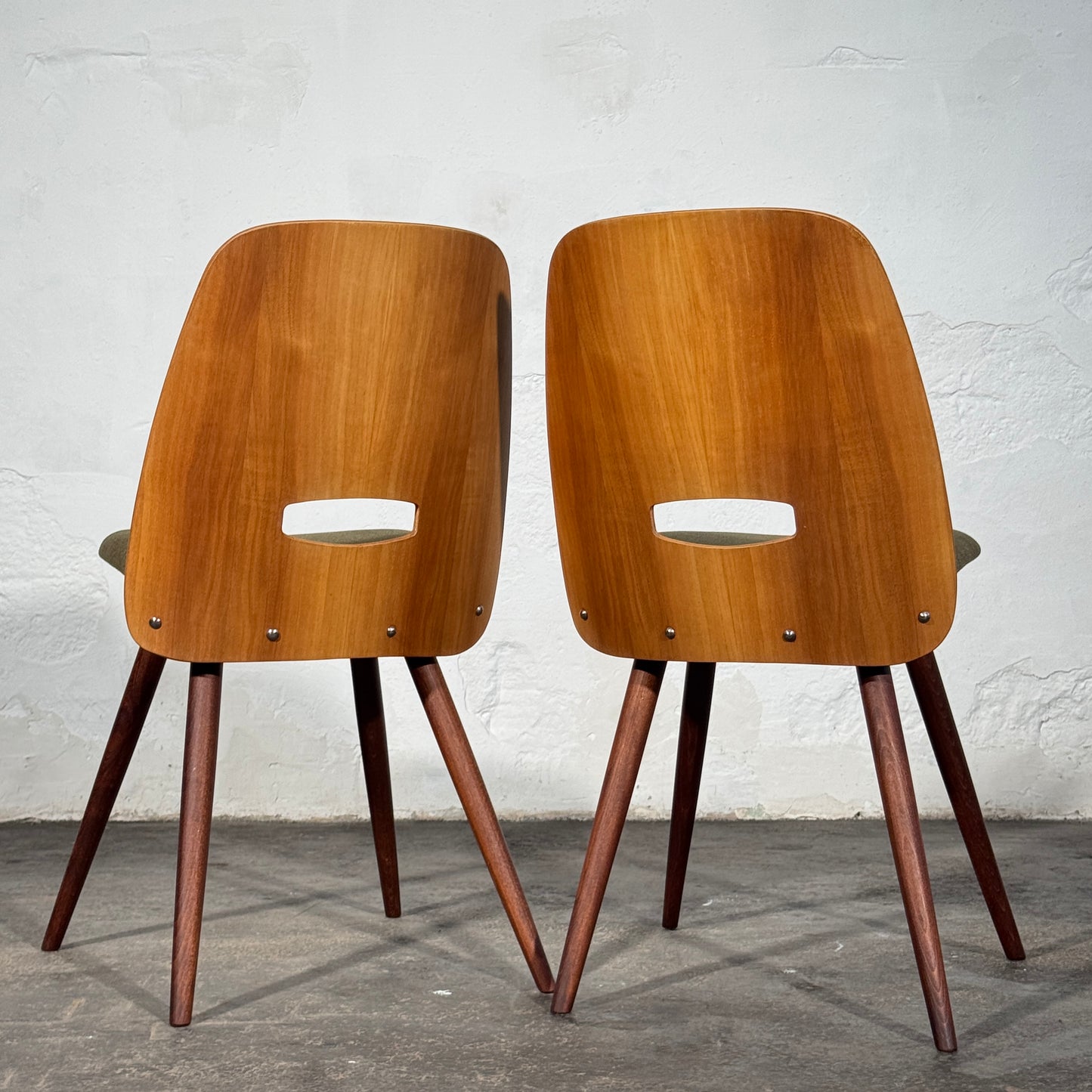 Lollipop Dining Chairs (Set of 4) by František Jirák for Tatra Nábytok, 1960s
