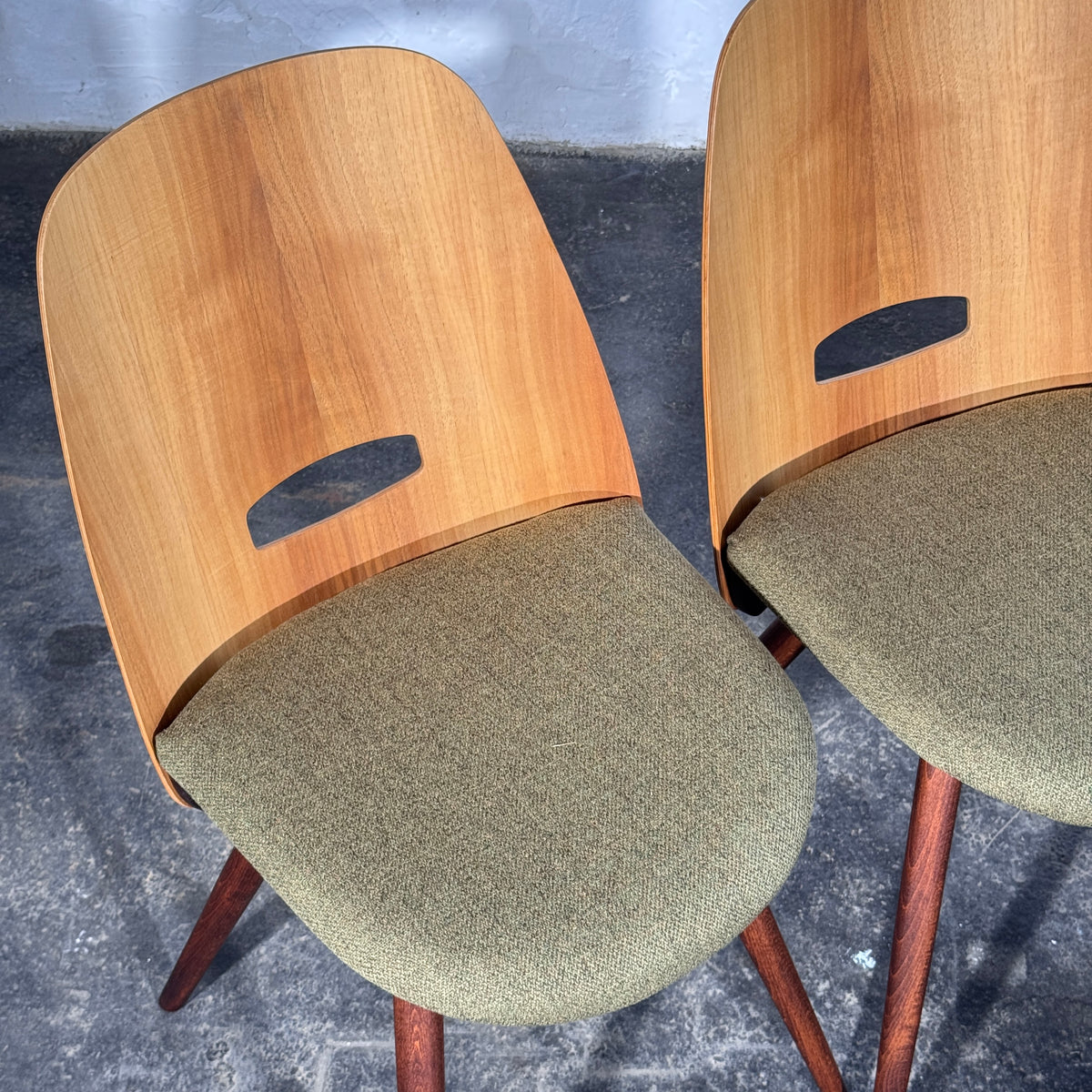 Lollipop Dining Chairs (Set of 4) by František Jirák for Tatra Nábytok, 1960s