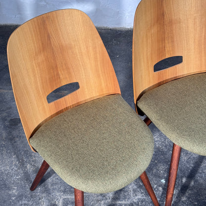 Lollipop Dining Chairs (Set of 4) by František Jirák for Tatra Nábytok, 1960s