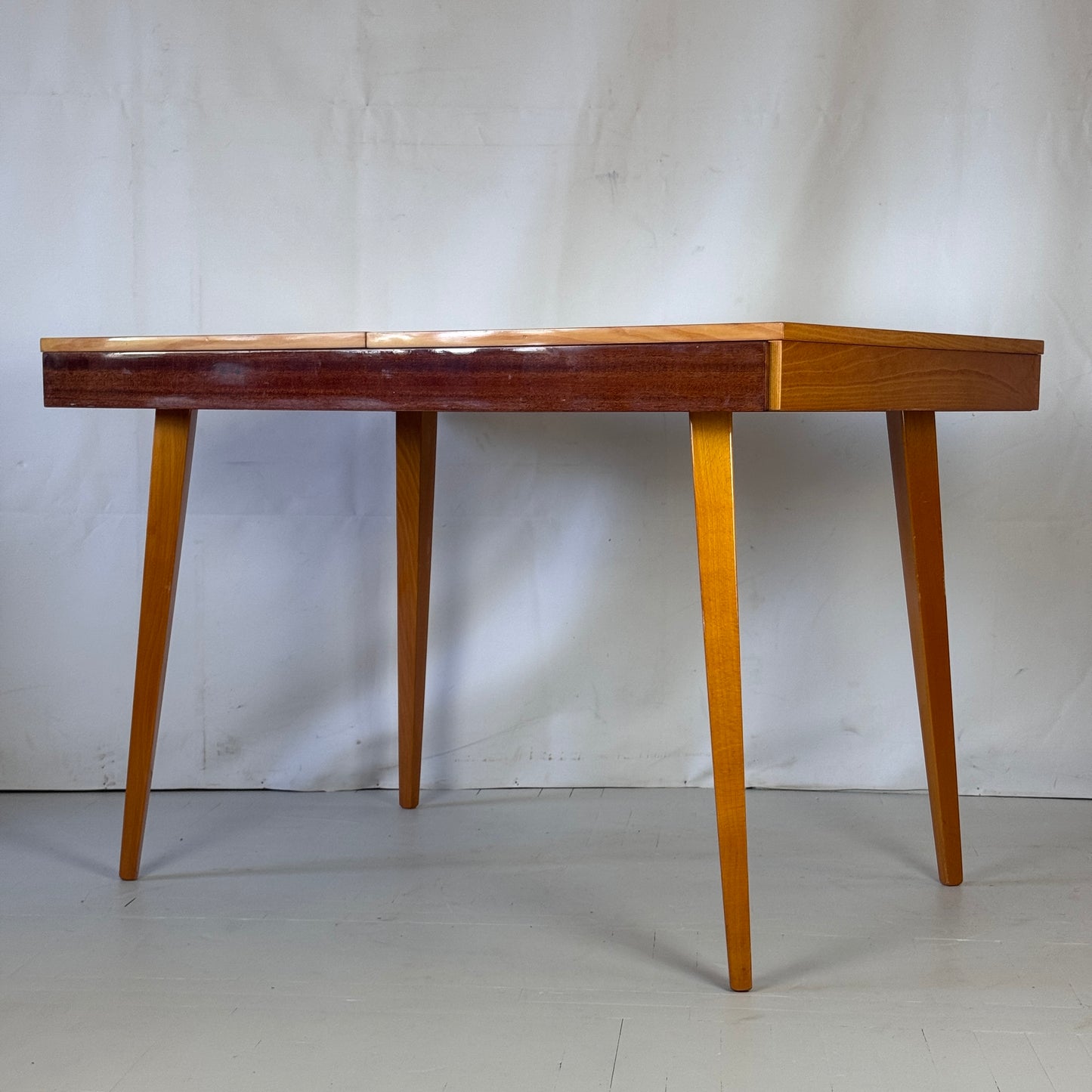Tatra Nabytok Extendable Dining Table, Mid-Century, 1960s, Czechoslovakian