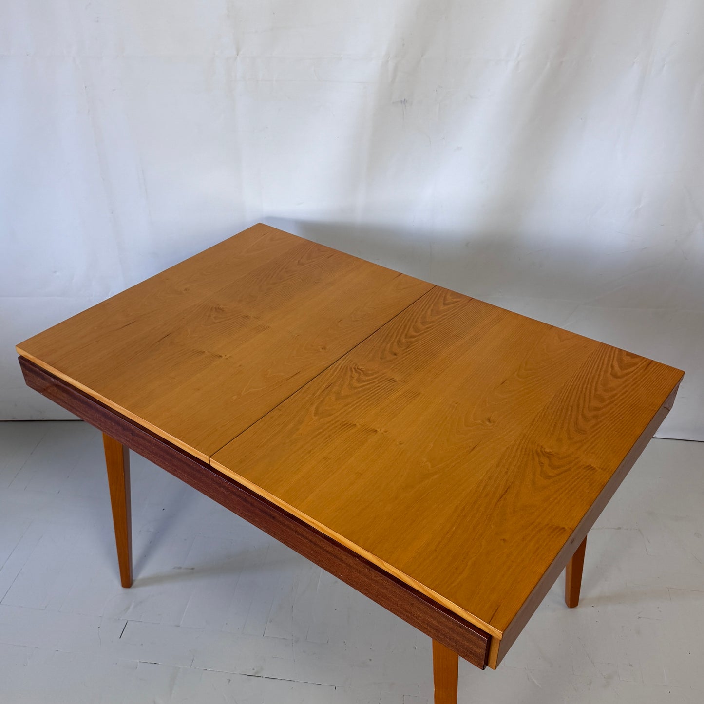Tatra Nabytok Extendable Dining Table, Mid-Century, 1960s, Czechoslovakian
