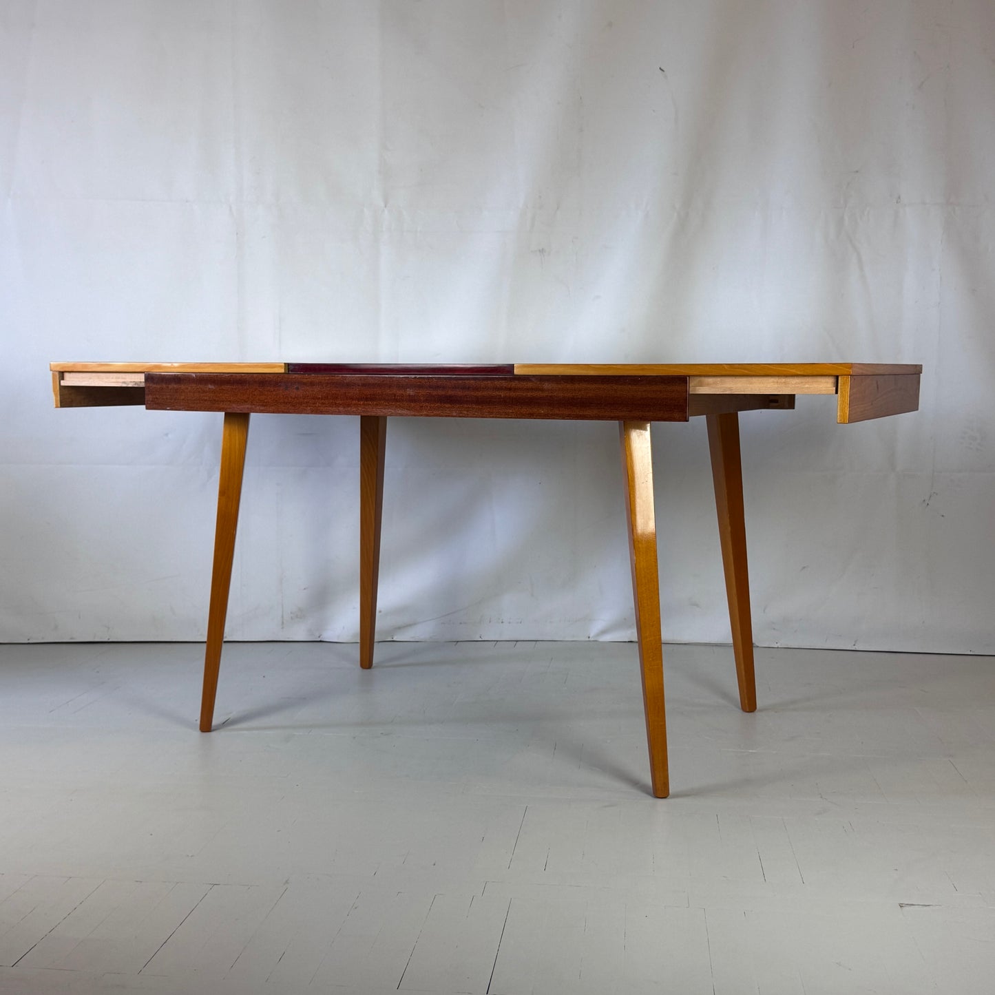 Tatra Nabytok Extendable Dining Table, Mid-Century, 1960s, Czechoslovakian