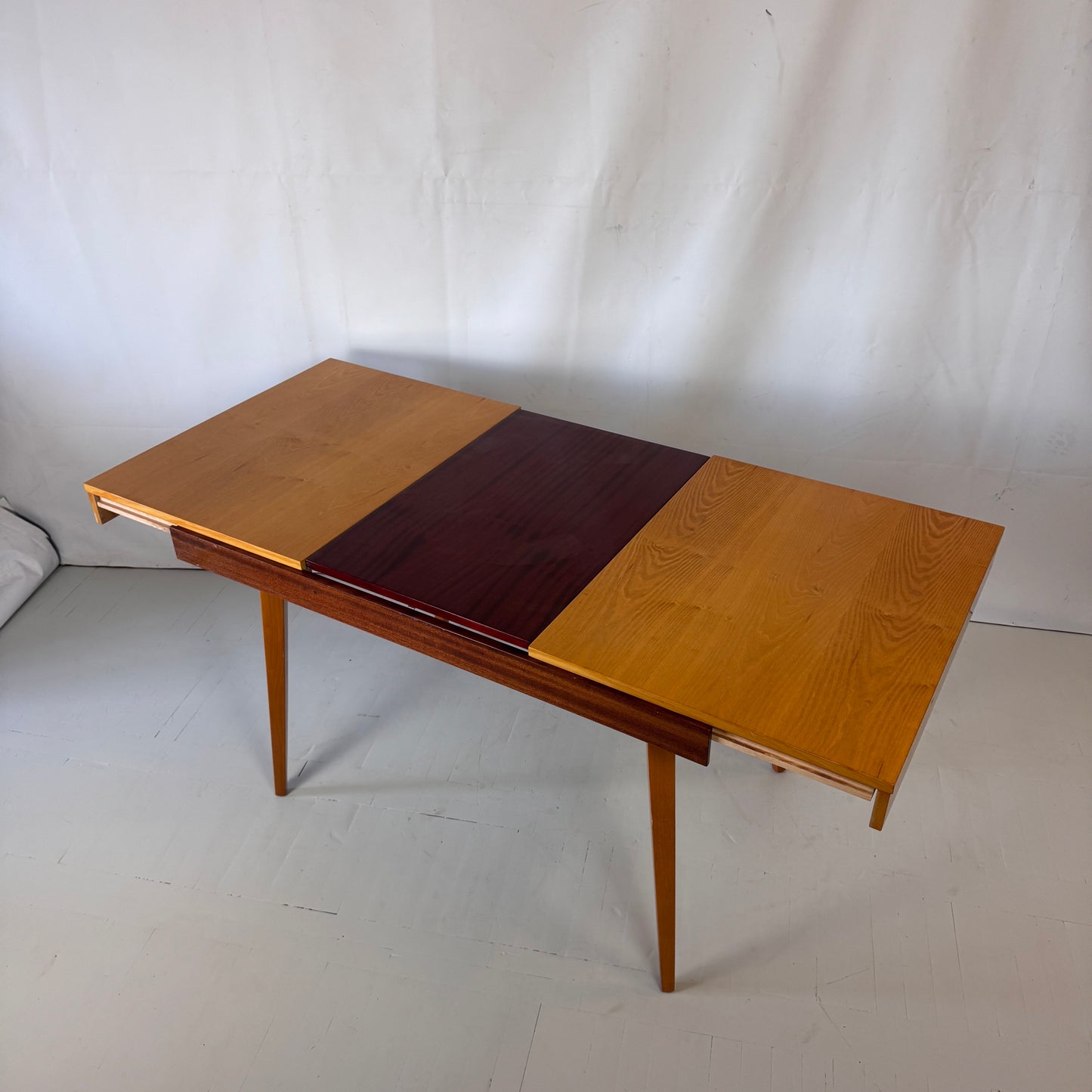 Tatra Nabytok Extendable Dining Table, Mid-Century, 1960s, Czechoslovakian