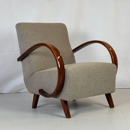 Jindřich Halabala H-410 Armchair, Czechoslovakia, 1930s