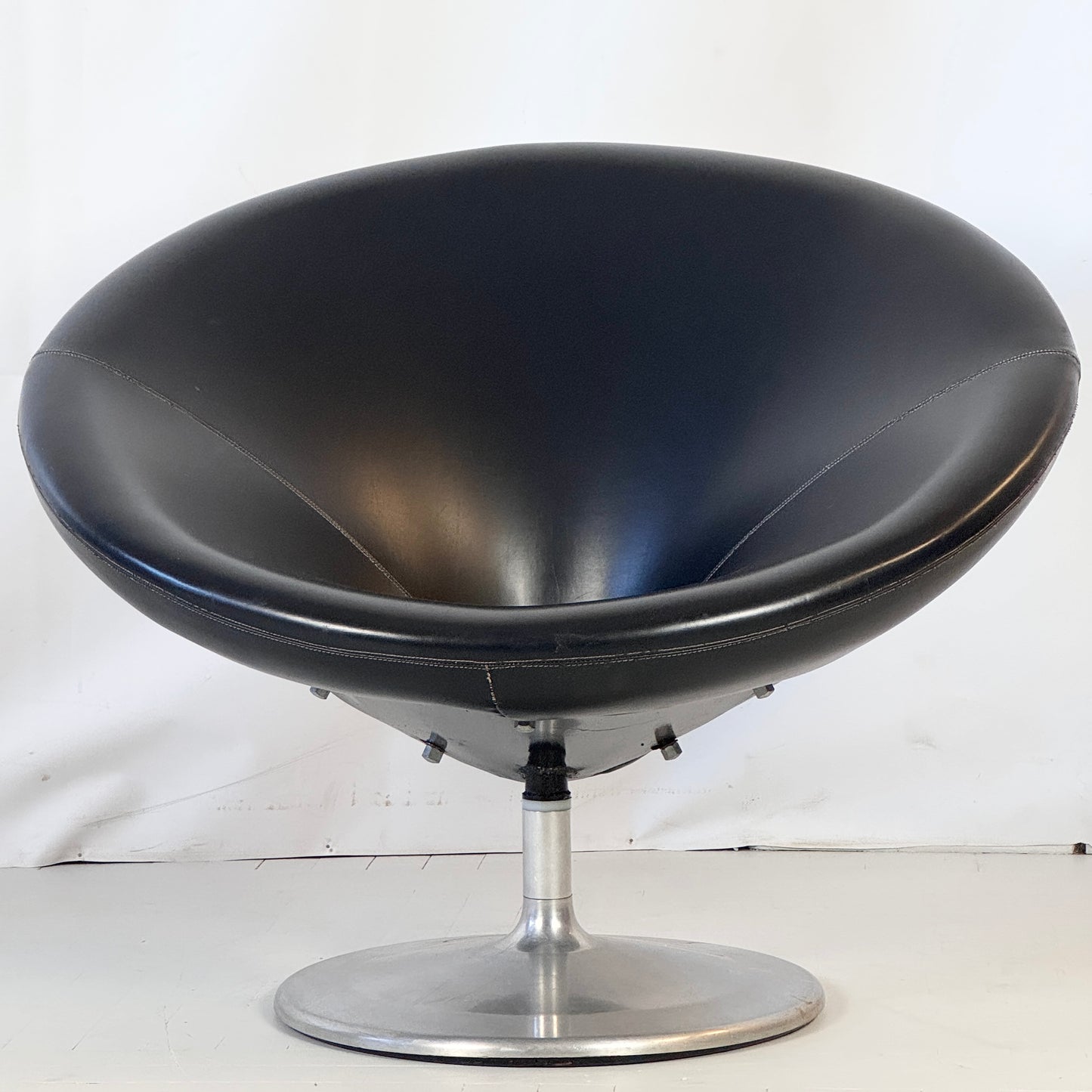 Pair of Hungarian “Radar” Armchairs with Original Faux Leather, 1960s