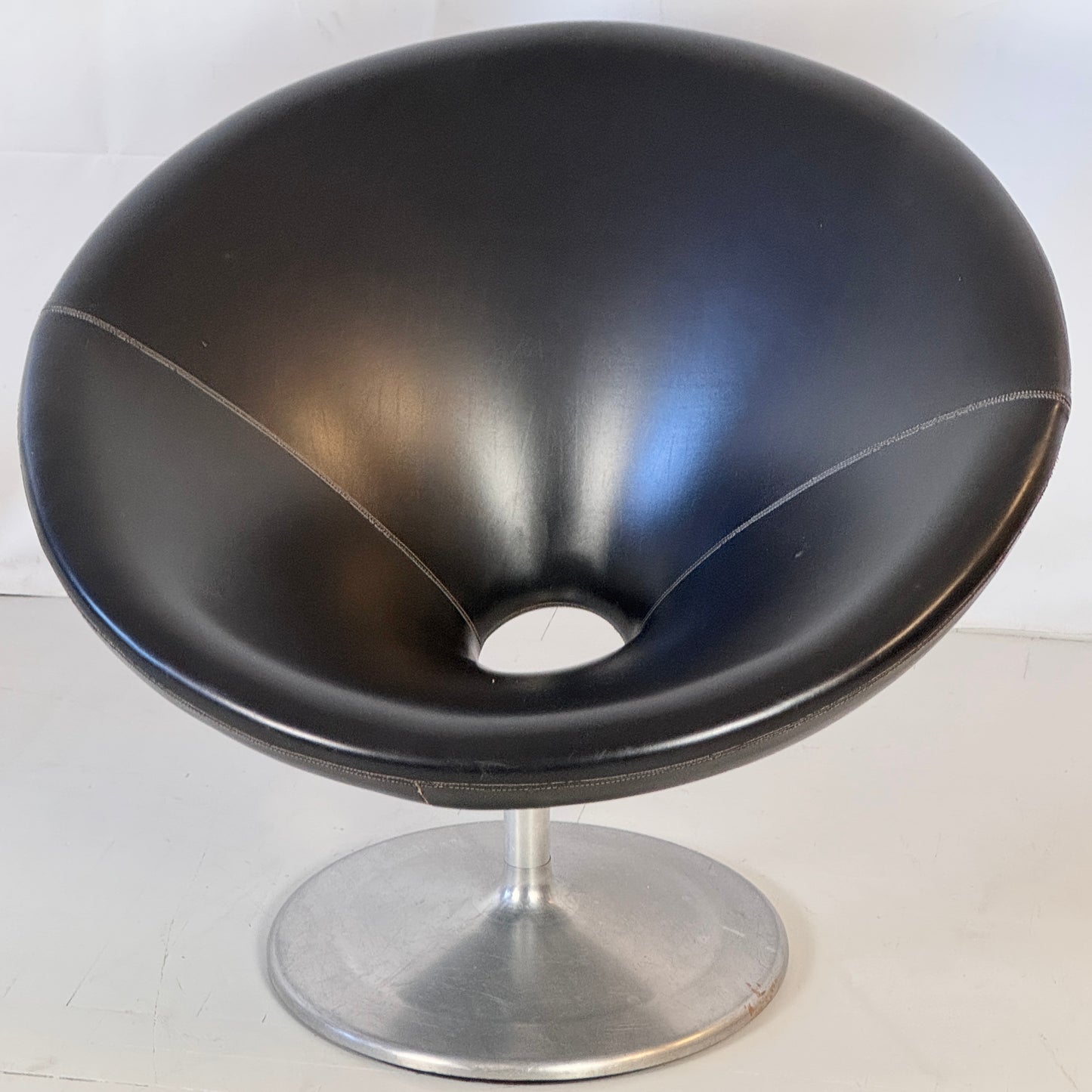 Pair of Hungarian “Radar” Armchairs with Original Faux Leather, 1960s
