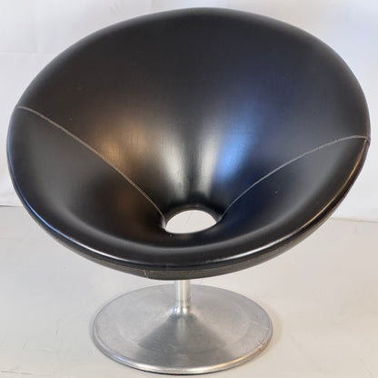 Pair of Hungarian “Radar” Armchairs with Original Faux Leather, 1960s