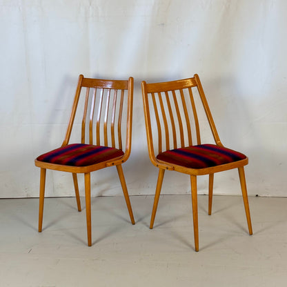 Set of 4 Hungarian Dining Chairs by Gabriel Frigyes, 1960s