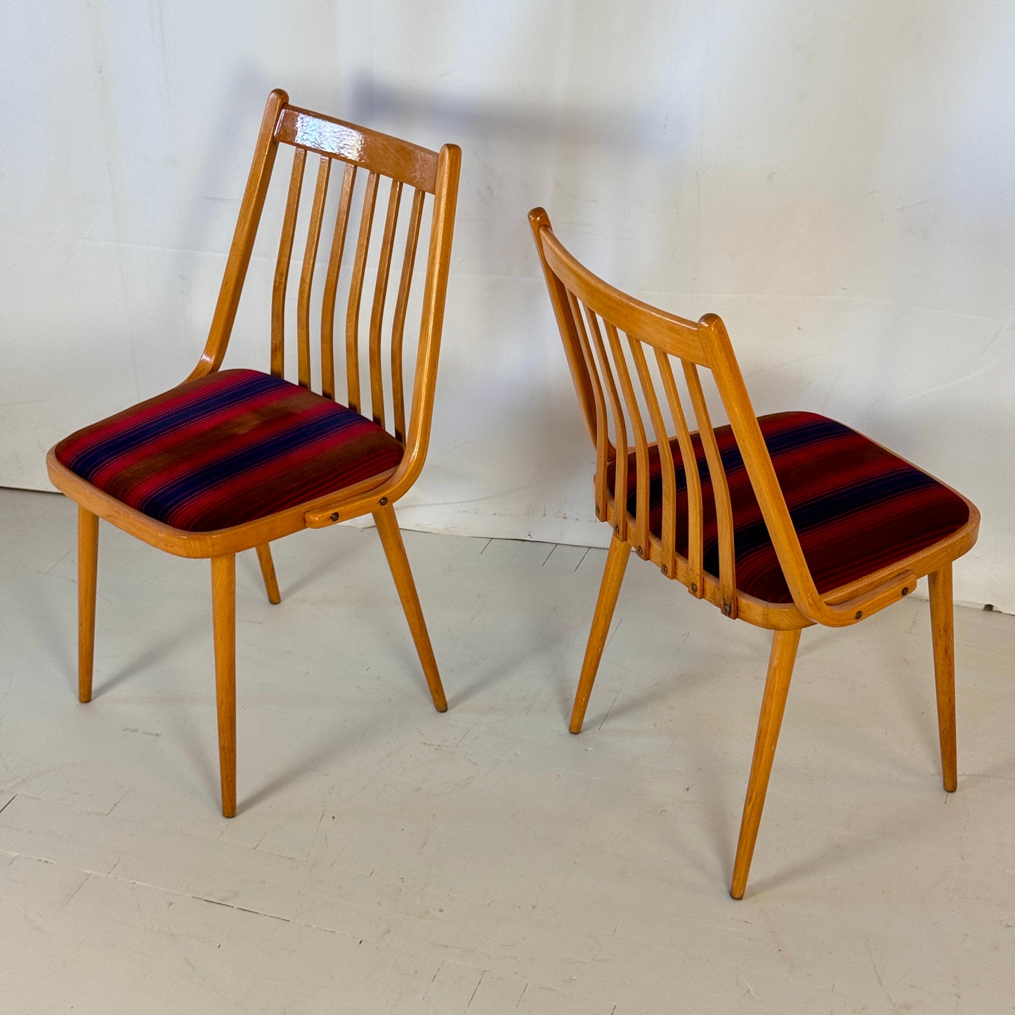 Set of 4 Hungarian Dining Chairs by Gabriel Frigyes, 1960s