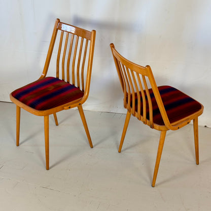 Set of 4 Hungarian Dining Chairs by Gabriel Frigyes, 1960s