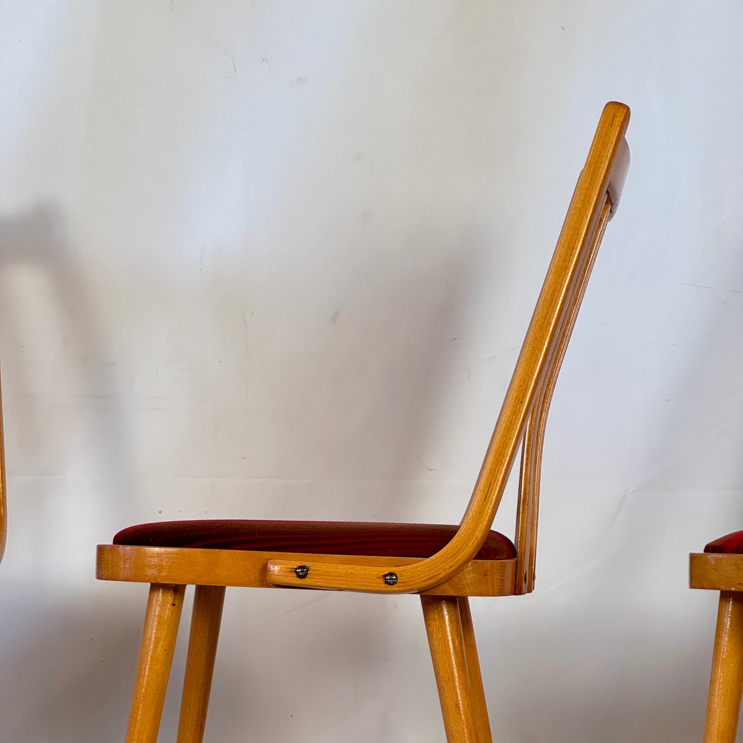 Set of 4 Hungarian Dining Chairs by Gabriel Frigyes, 1960s