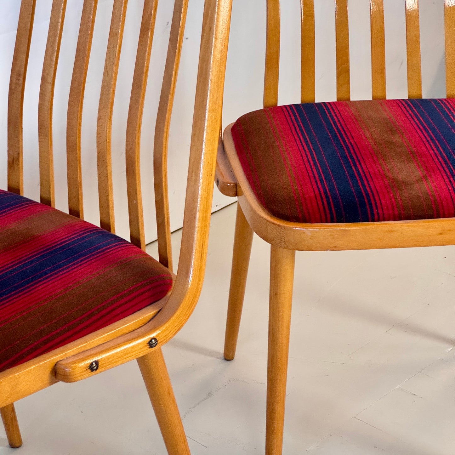 Set of 4 Hungarian Dining Chairs by Gabriel Frigyes, 1960s