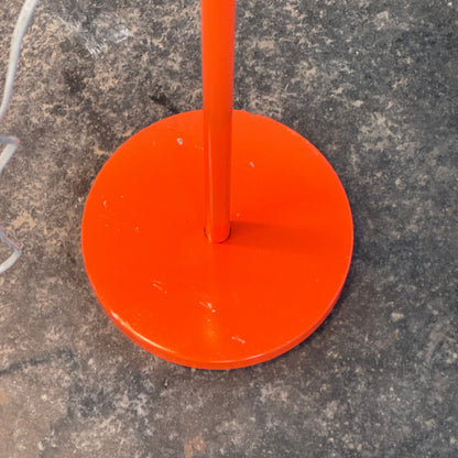 Josef Hurka Orange Double-Shade Floor Lamp, 1960s