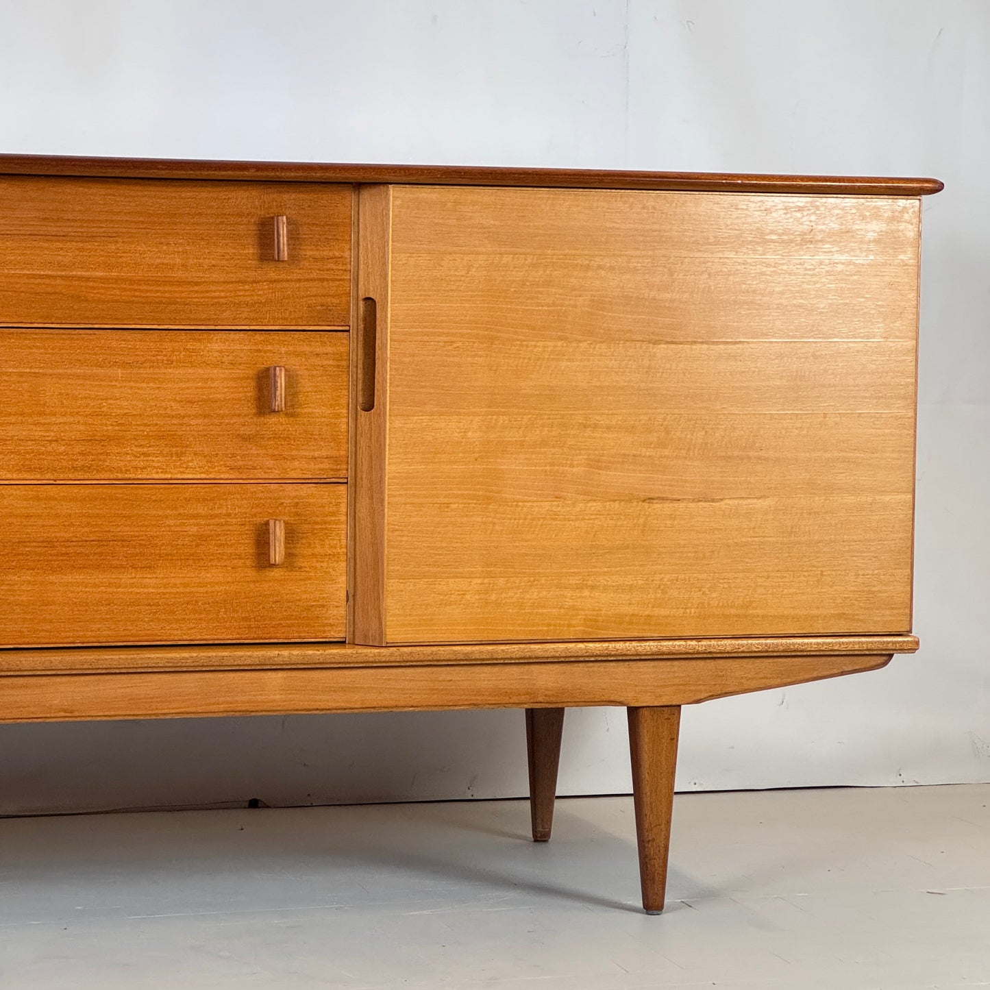 Harrow French Walnut Sideboard by Alfred Cox, 1950s