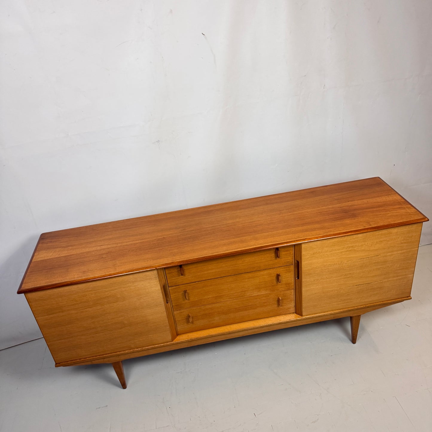 Harrow French Walnut Sideboard by Alfred Cox, 1950s