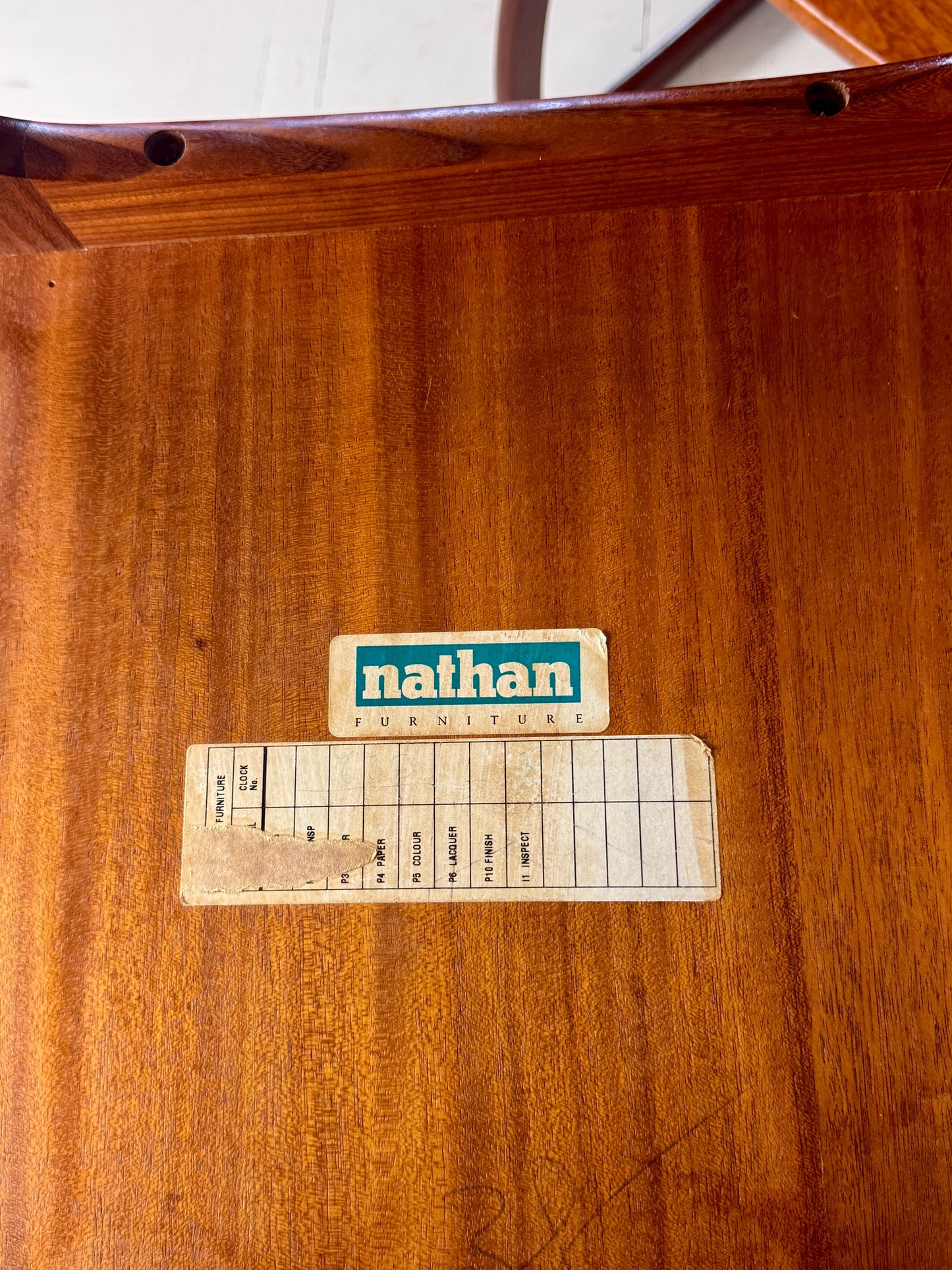 Nathan Teak Nest of Tables, 1960s