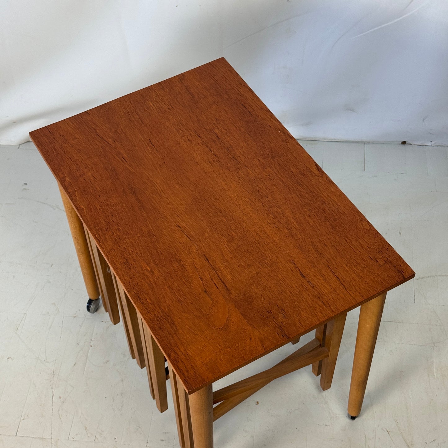 Paul Hundevad Teak Nest of Tables, 1960s