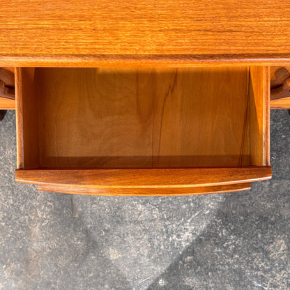 British Teak Sideboard with Sliding Doors, 1960s
