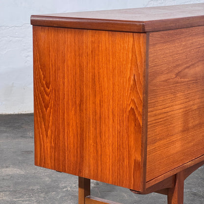 British Teak Sideboard with Sliding Doors, 1960s