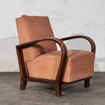 Pair of Debreceni Art Deco Bentwood Armchairs, Hungary, 1930s
