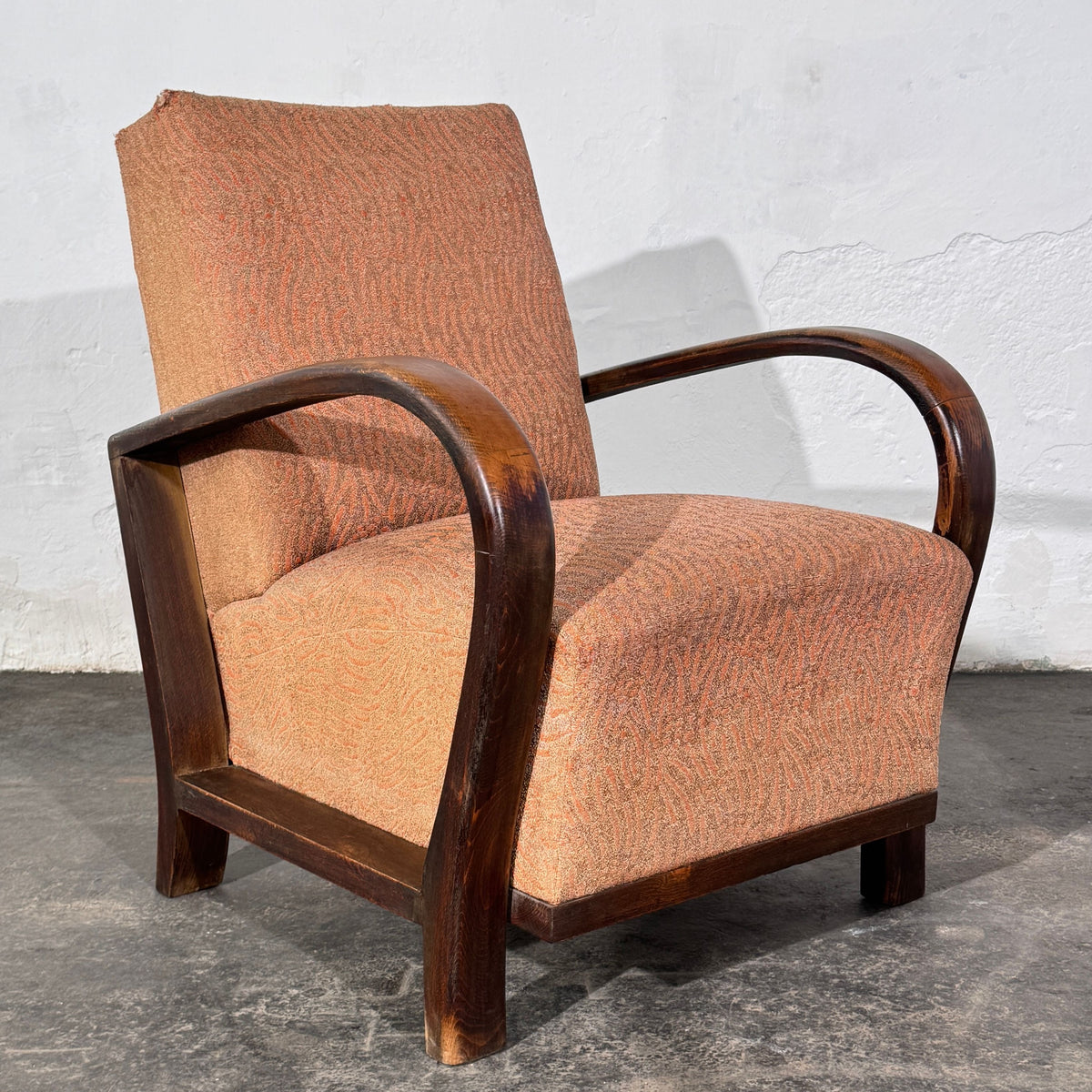 Pair of Debreceni Art Deco Bentwood Armchairs, Hungary, 1930s