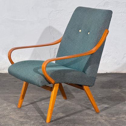 Set of 2 Bentwood Lounge Chairs, Attributed to Jaroslav Šmídek, Czechoslovakia, 1960s