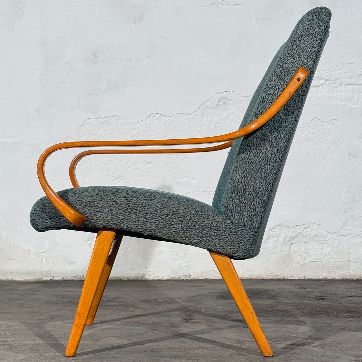 Set of 2 Bentwood Lounge Chairs, Attributed to Jaroslav Šmídek, Czechoslovakia, 1960s