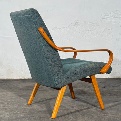 Set of 2 Bentwood Lounge Chairs, Attributed to Jaroslav Šmídek, Czechoslovakia, 1960s