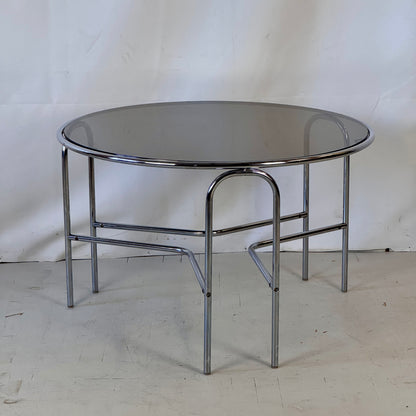 Bauhaus Coffee Table with Black Glass, 1960s