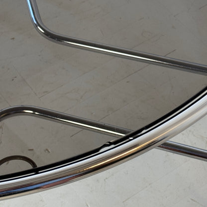 Bauhaus Coffee Table with Black Glass, 1960s