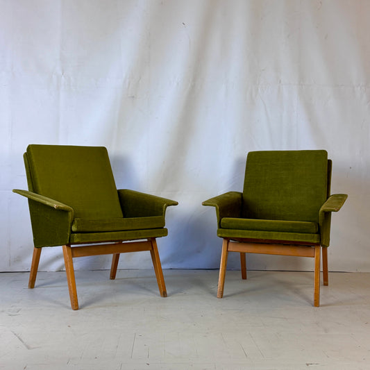 Pair of Czechoslovakian Armchairs, 1960s