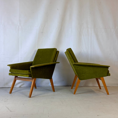 Pair of Czechoslovakian Armchairs, 1960s