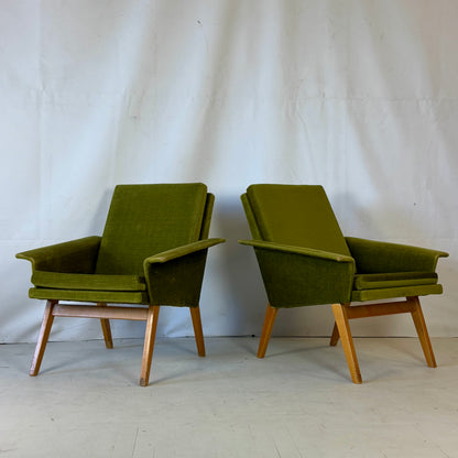 Pair of Czechoslovakian Armchairs, 1960s