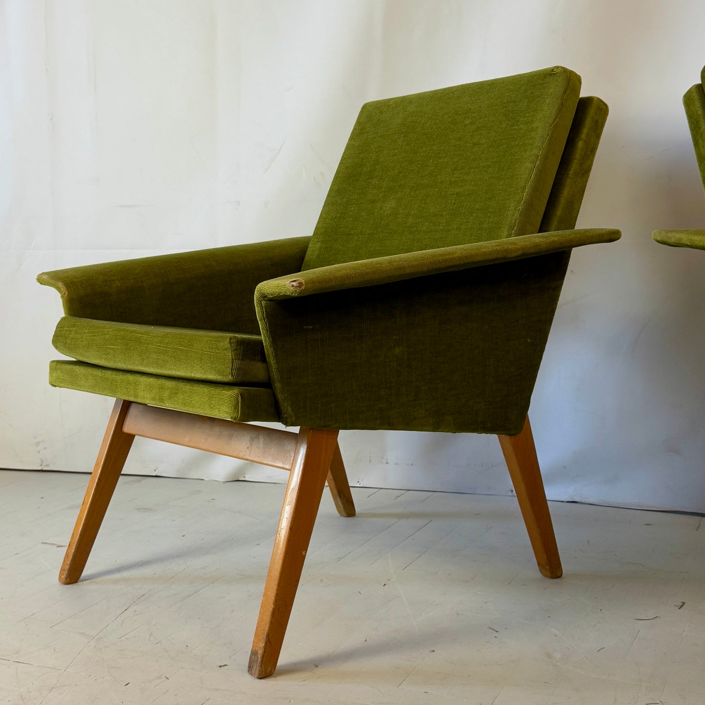 Pair of Czechoslovakian Armchairs, 1960s